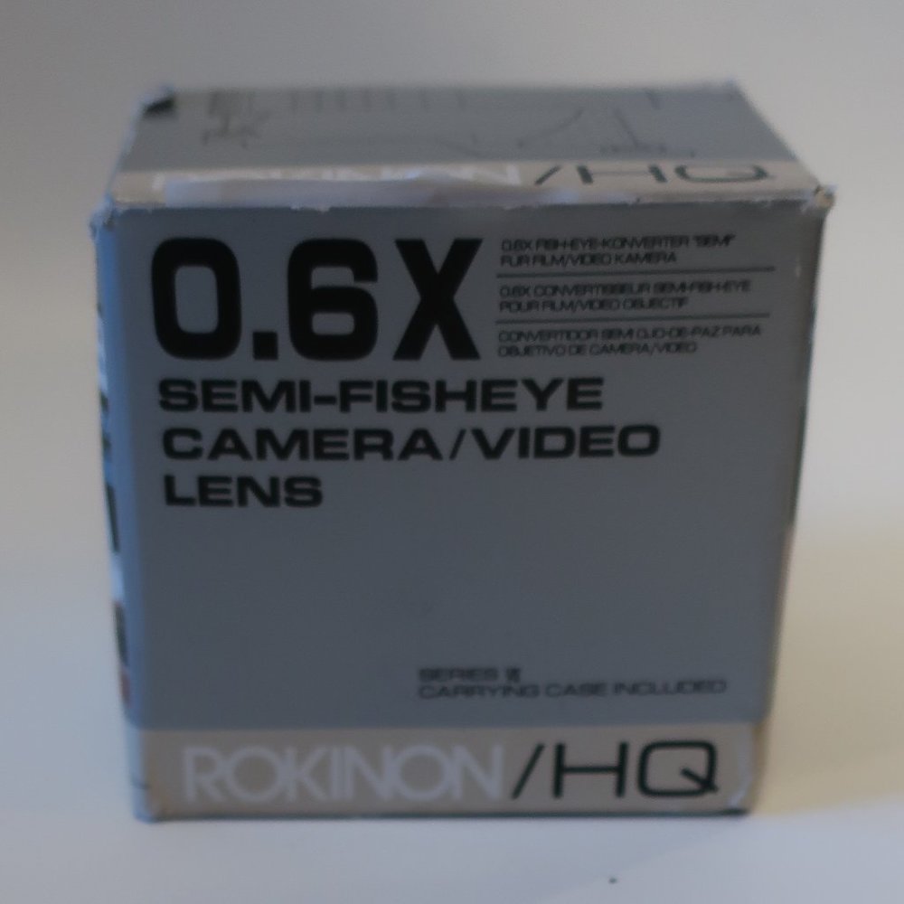 Open Box Rokinon/HQ .6x Semi-Fisheye Series VII Japan Camera Video 50mm Lens *